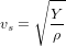       --
    ∘ Y
vs =  --
      &rho;
